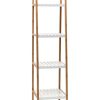 Home Living Anko Bathroom Storage & Accessories | Bamboo Frame 4-Tier Shelf