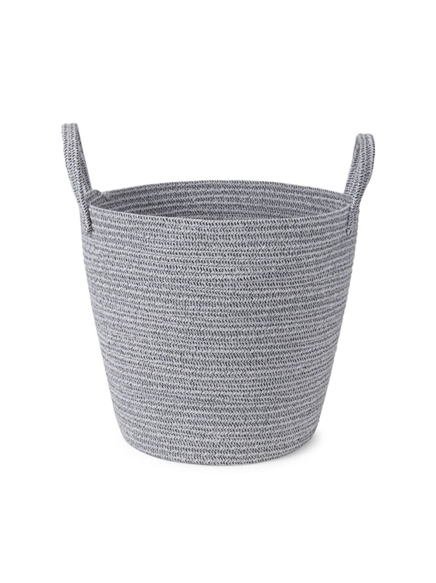 Home Living Anko Containers & Baskets | Large Round Rope Floor Basket With Handles