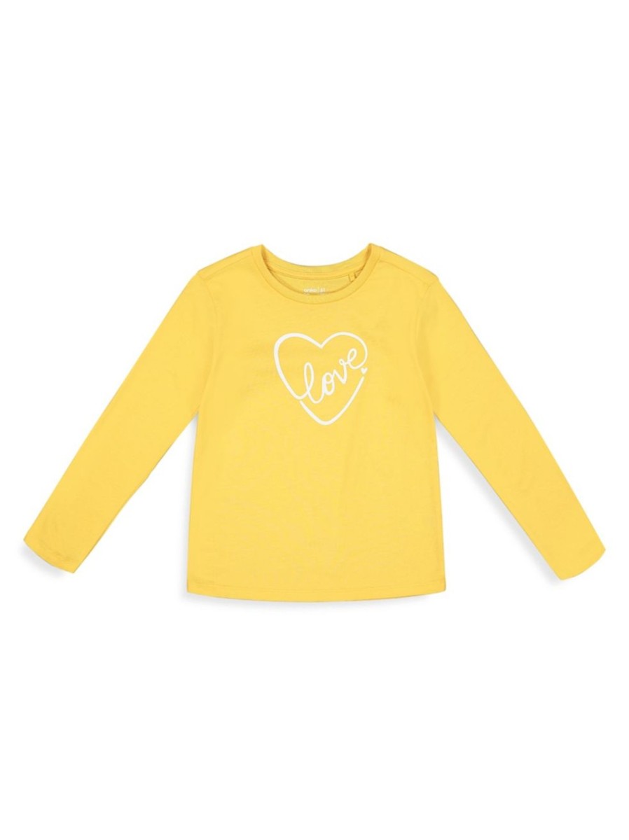 Kids & Baby Anko Toddler Girls | Little Girl'S Long-Sleeve Table T-Shirt