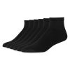 Men & Women Hanes Underwear & Socks | Men'S Red Label 6-Pair Freshiq Ankle-Length Socks Set