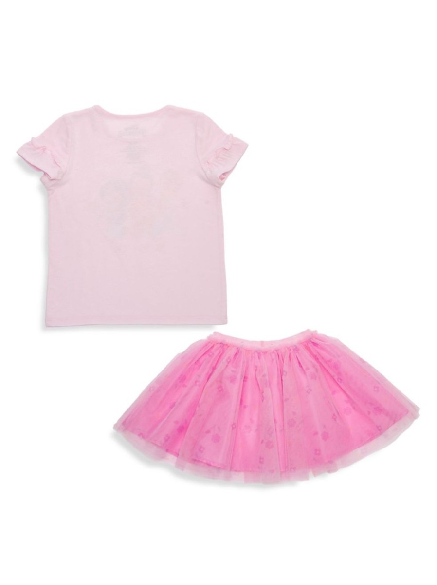 Kids & Baby Disney Princess | Little Girl'S Disney Be True To You 2-Piece T-Shirt And Skirt Set