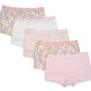 Kids & Baby Anko Underwear & Socks | Girl'S 5-Pack Boyshort Briefs