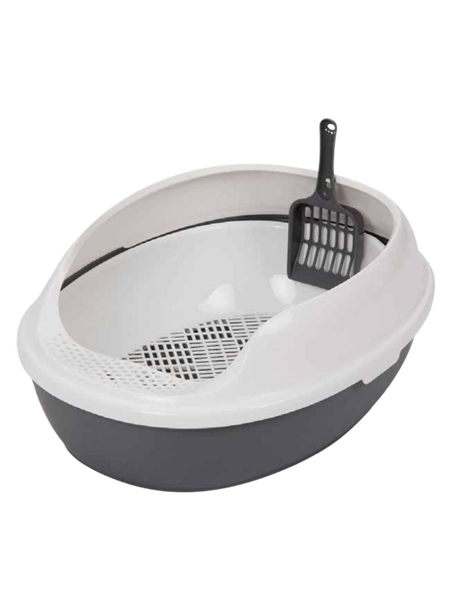 Pets Anko | High-Sided Cat Litter Tray