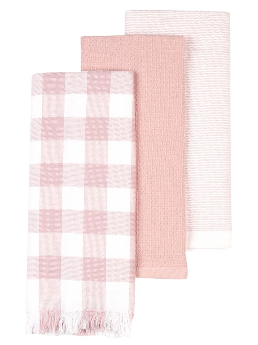 Home Living Anko Linens & Tea Towels | 3-Piece Check Tea Towel Set