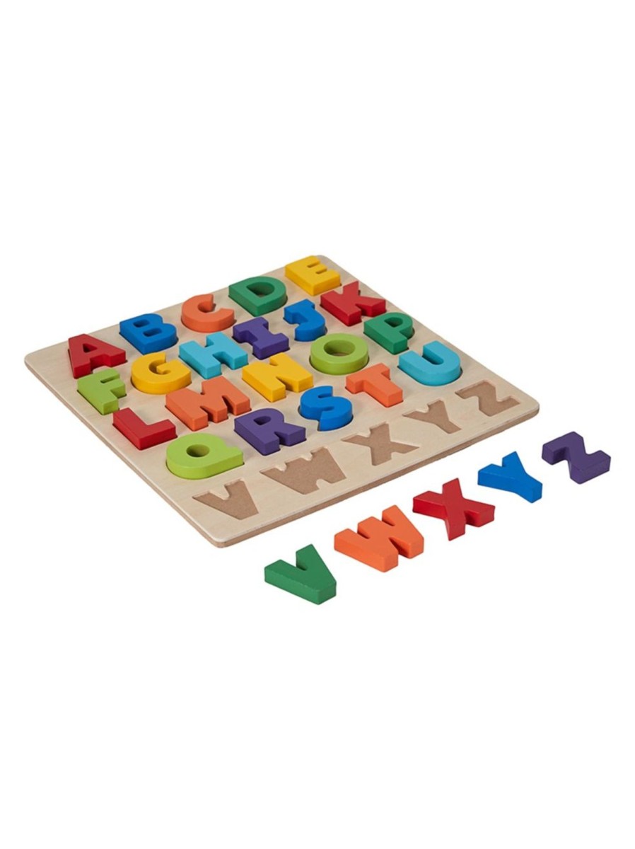 Toys Anko Games & Puzzles | Learn The Alphabet Chunky Wooden Puzzle