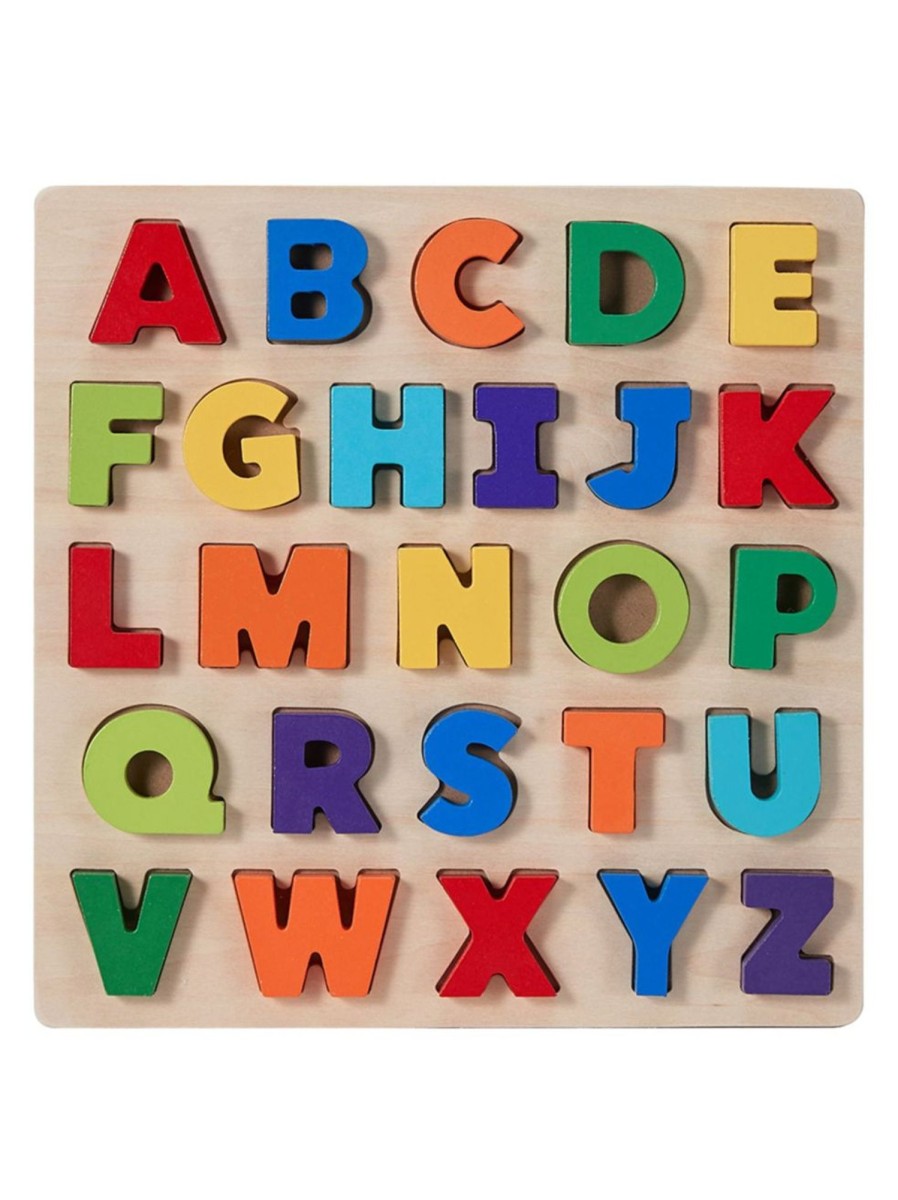 Toys Anko Games & Puzzles | Learn The Alphabet Chunky Wooden Puzzle