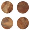 Home Living Anko Drinkware | 4-Piece Acacia Wood Coasters Set