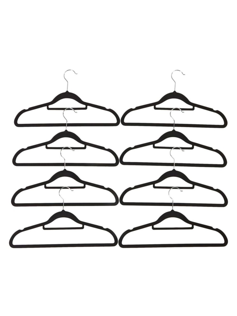 Home Living Anko Closet Storage | 8-Pack Flocked Hangers