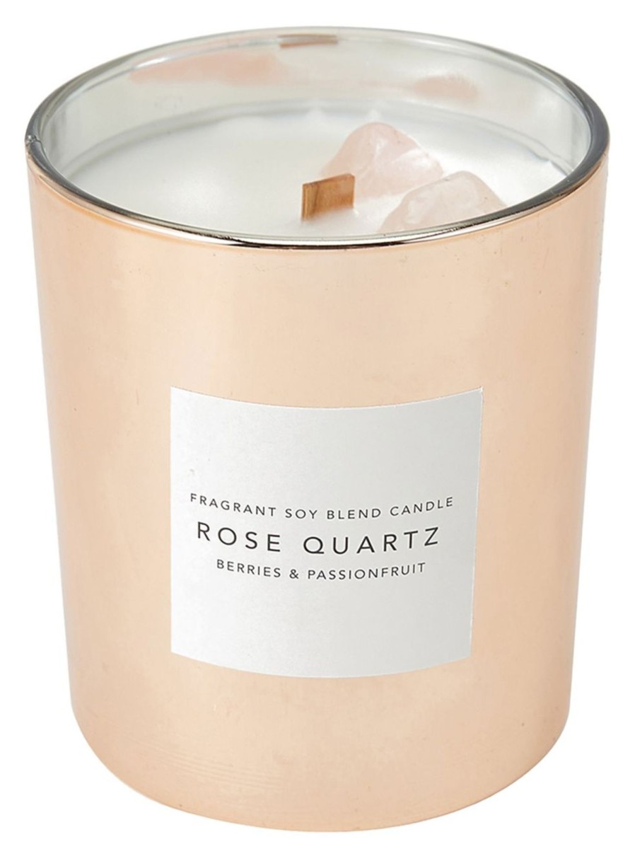 Wellness Anko Candles | Rose Quartz Berries And Passionfruit Scented Candle, 320G