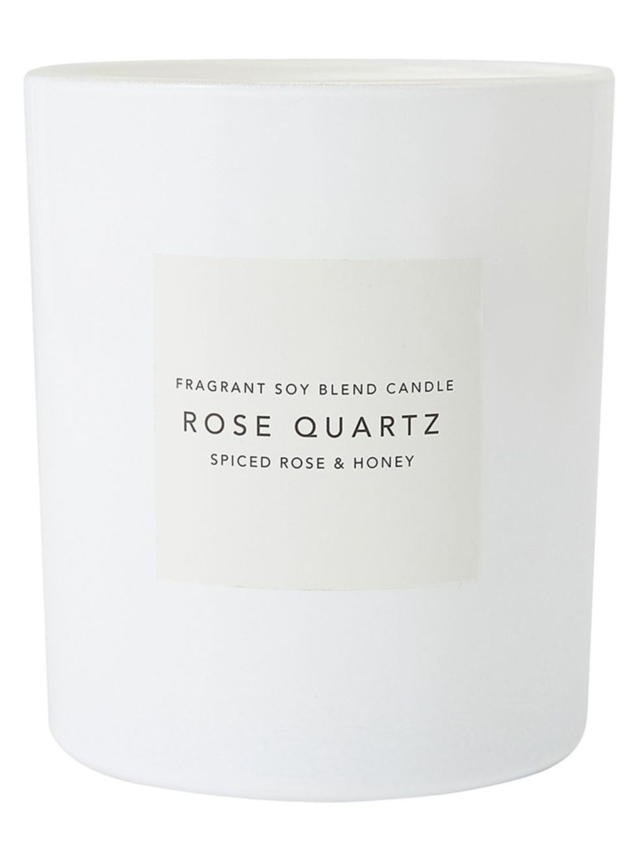 Wellness Anko Candles | Rose Quartz Spiced Rose And Honey Scented Candle, 320G