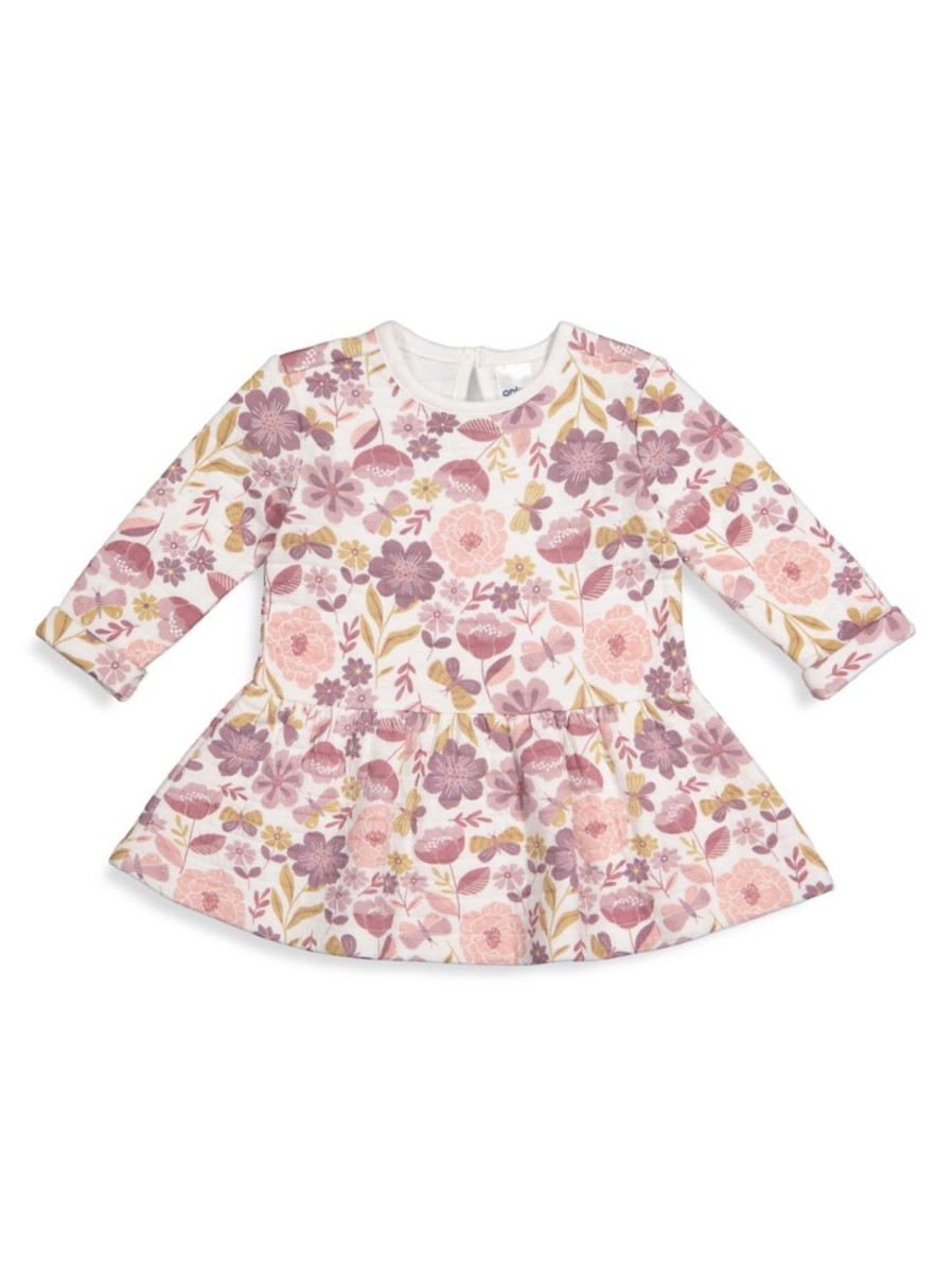 Kids & Baby Anko | Baby Girl'S Quilted Floral-Print Dress