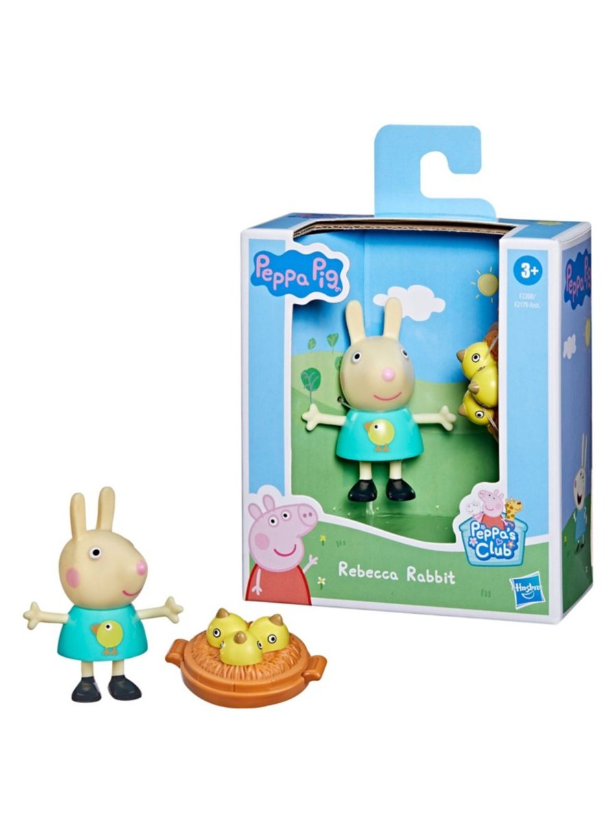 Toys Peppa Pig Action Figures | Peppa'S Fun Friends Rebecca Rabbit Figure