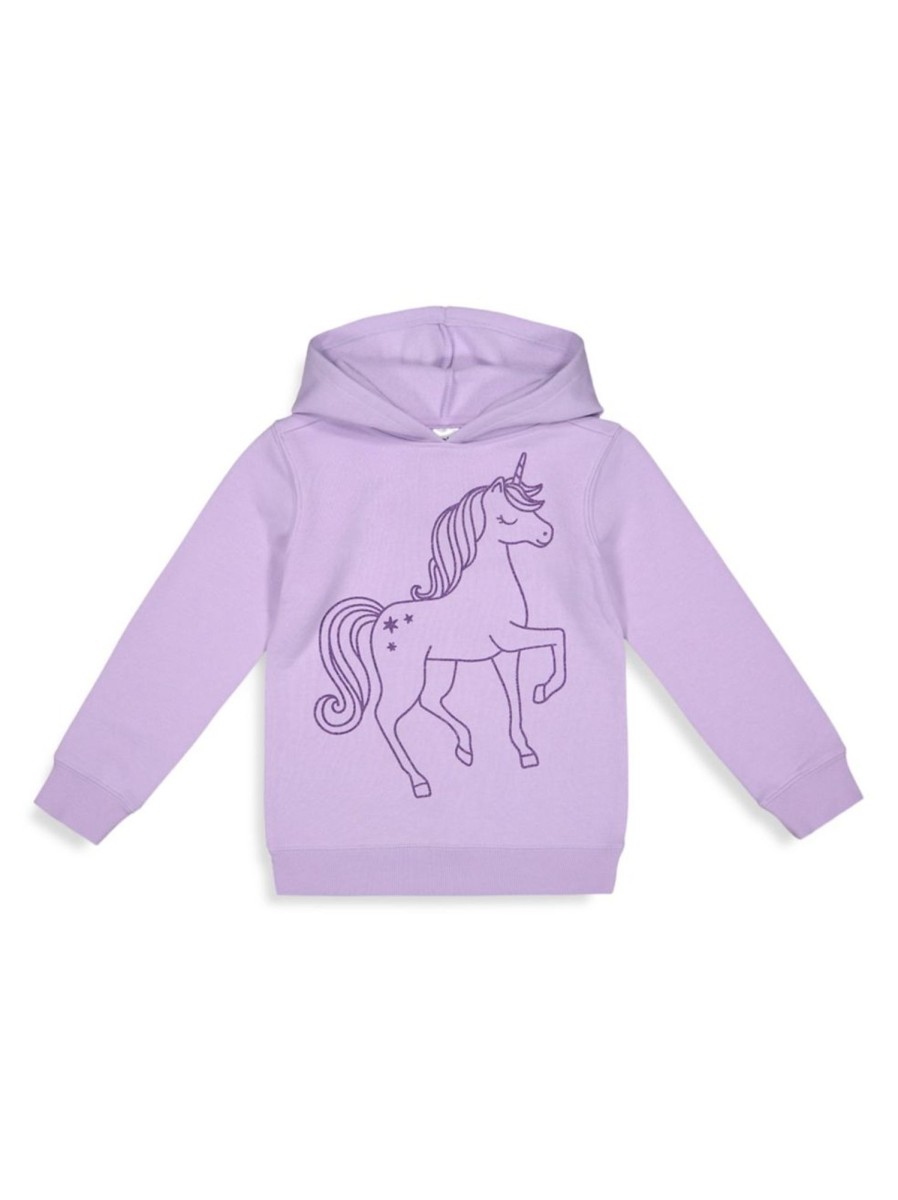 Kids & Baby Anko Toddler Girls | Little Girl'S Printed Hoodie