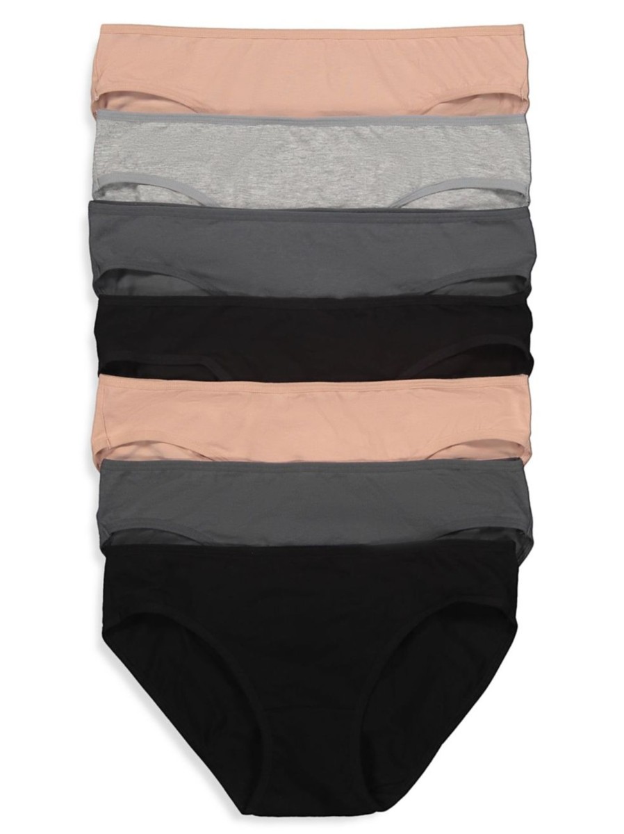 Men & Women Anko Intimates | 7-Pack Toledo Low-Rise Bikini-Cut Briefs