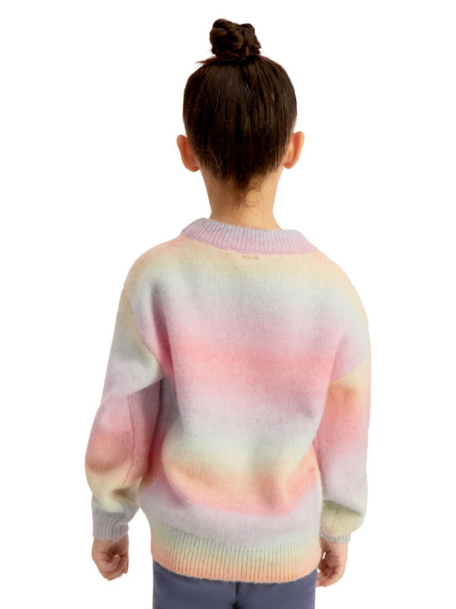 Kids & Baby Anko Toddler Girls | Little Girl'S Ombre Knit Sweater