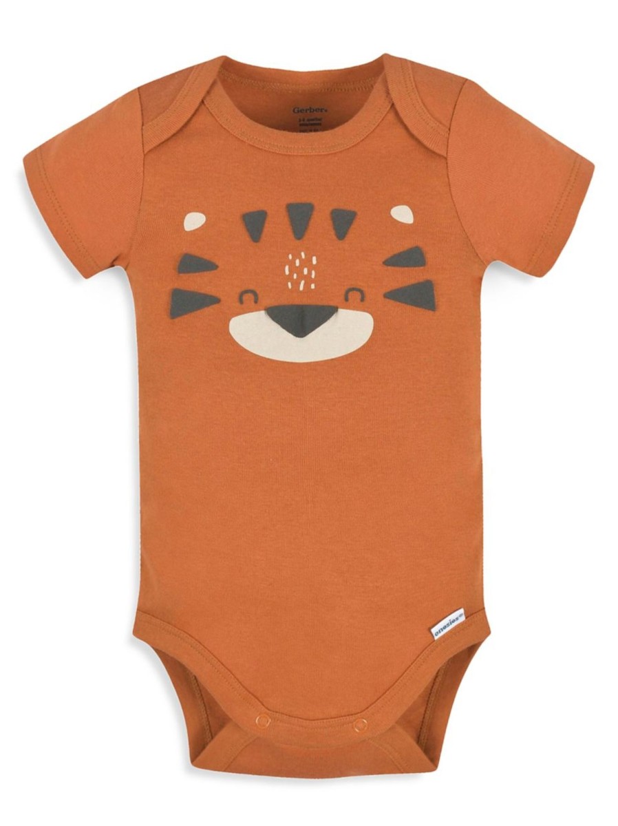 Kids & Baby Gerber | Baby'S 3-Piece Take Me Home Tiger-Print Set