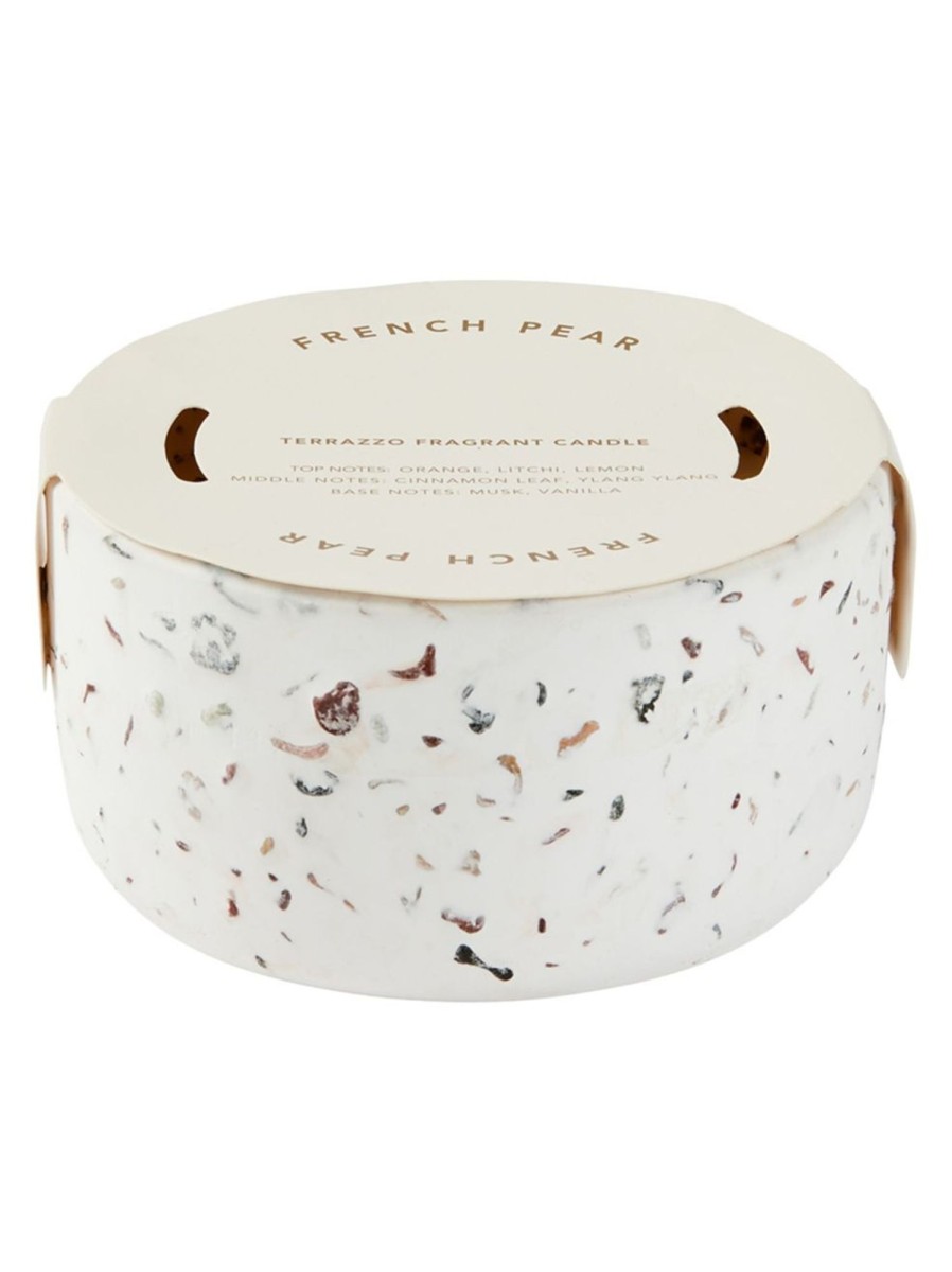 Wellness Anko Candles | French Pear Terrazzo Scented Candle, 335G