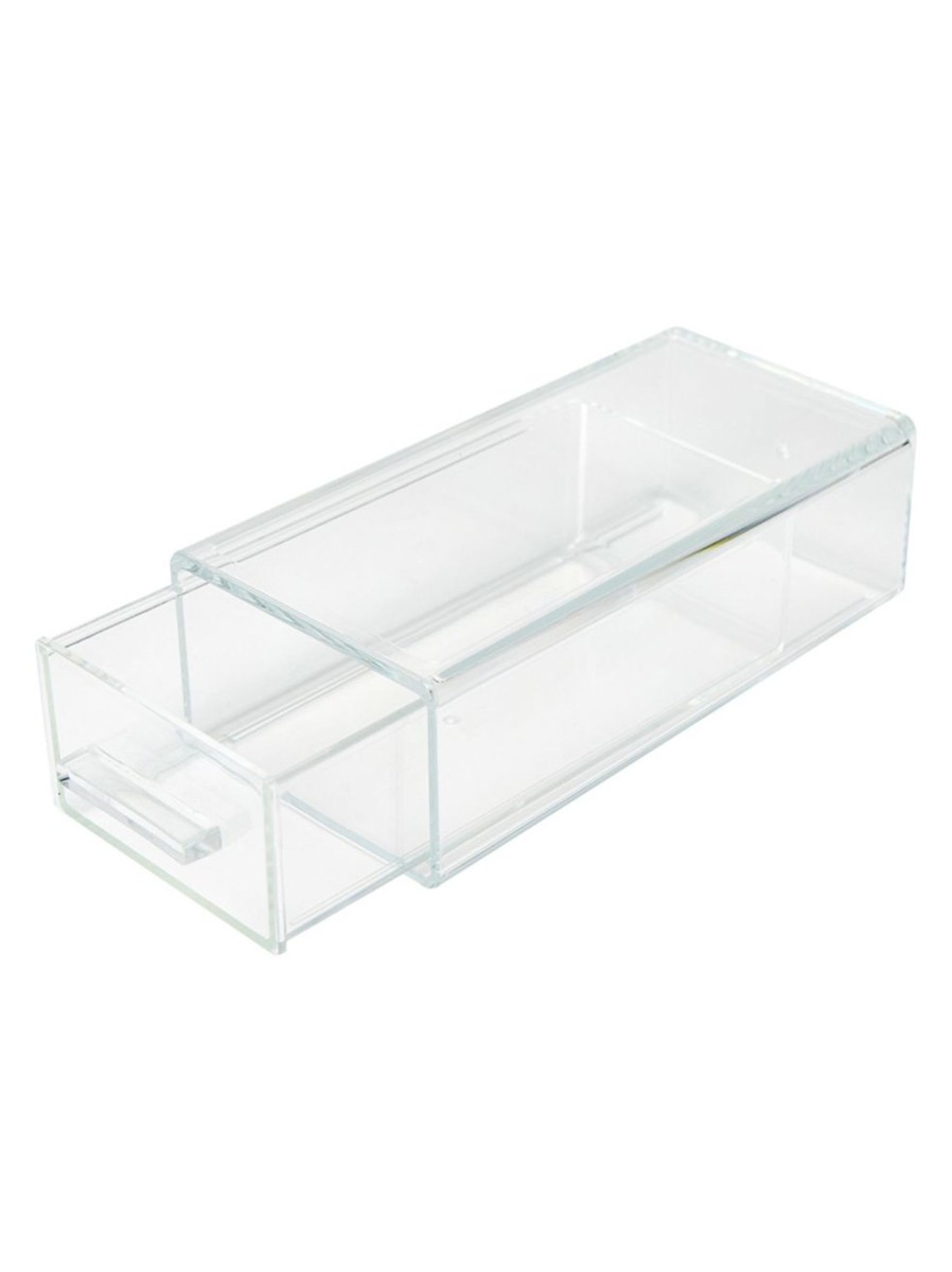 Home Living Anko Bathroom Storage & Accessories | Small Modular Clear Drawer Organizer