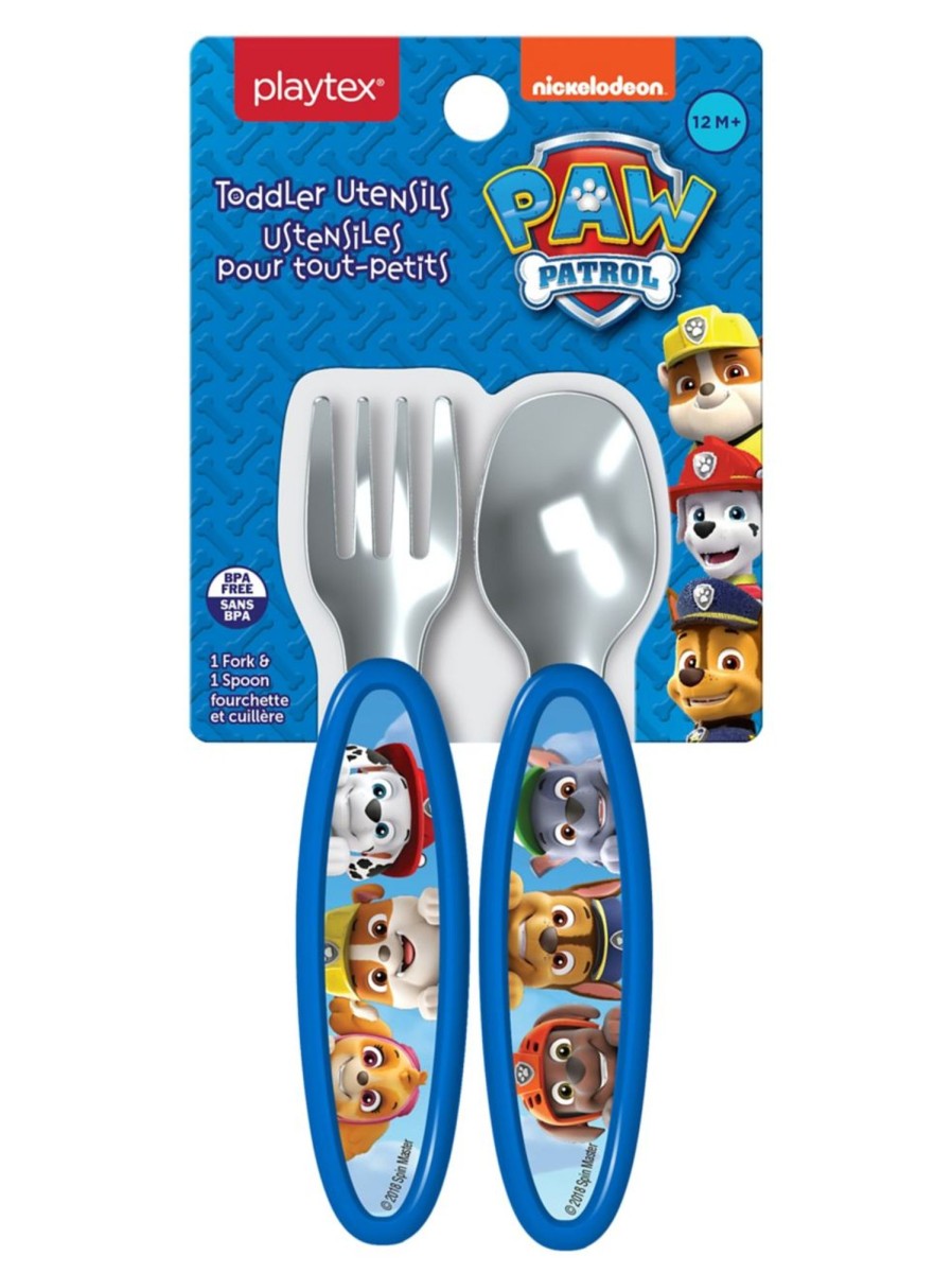 Kids & Baby Paw Patrol Nursing & Feeding | Kid'S Paw Patrol Fork And Spoon 2-Pack