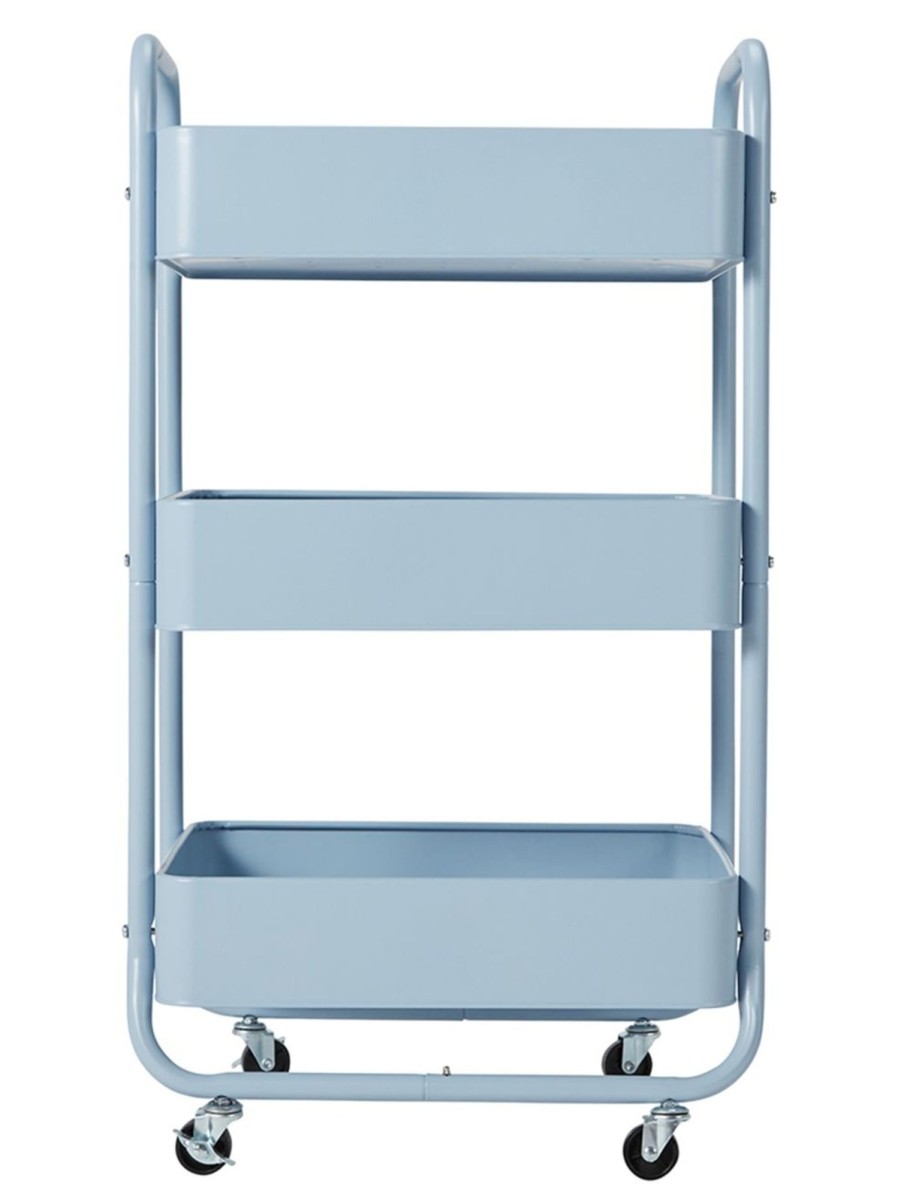 Home Living Anko Bathroom Storage & Accessories | 3-Tier Metal Trolley