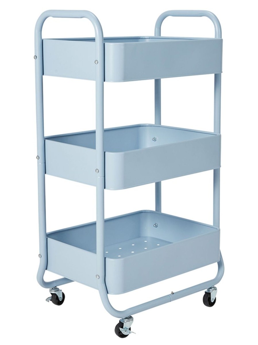 Home Living Anko Bathroom Storage & Accessories | 3-Tier Metal Trolley