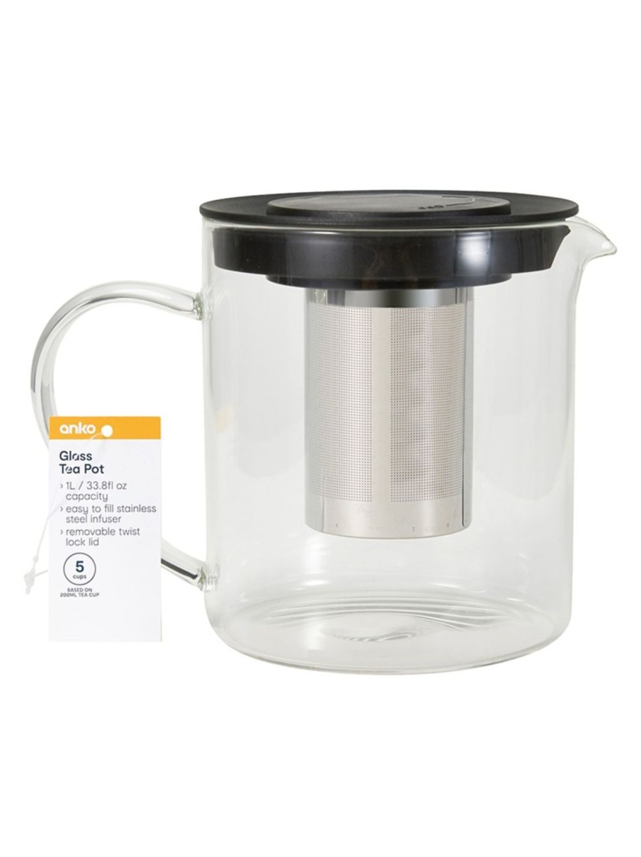 Home Living Anko Serveware | 1L Glass Tea Pot