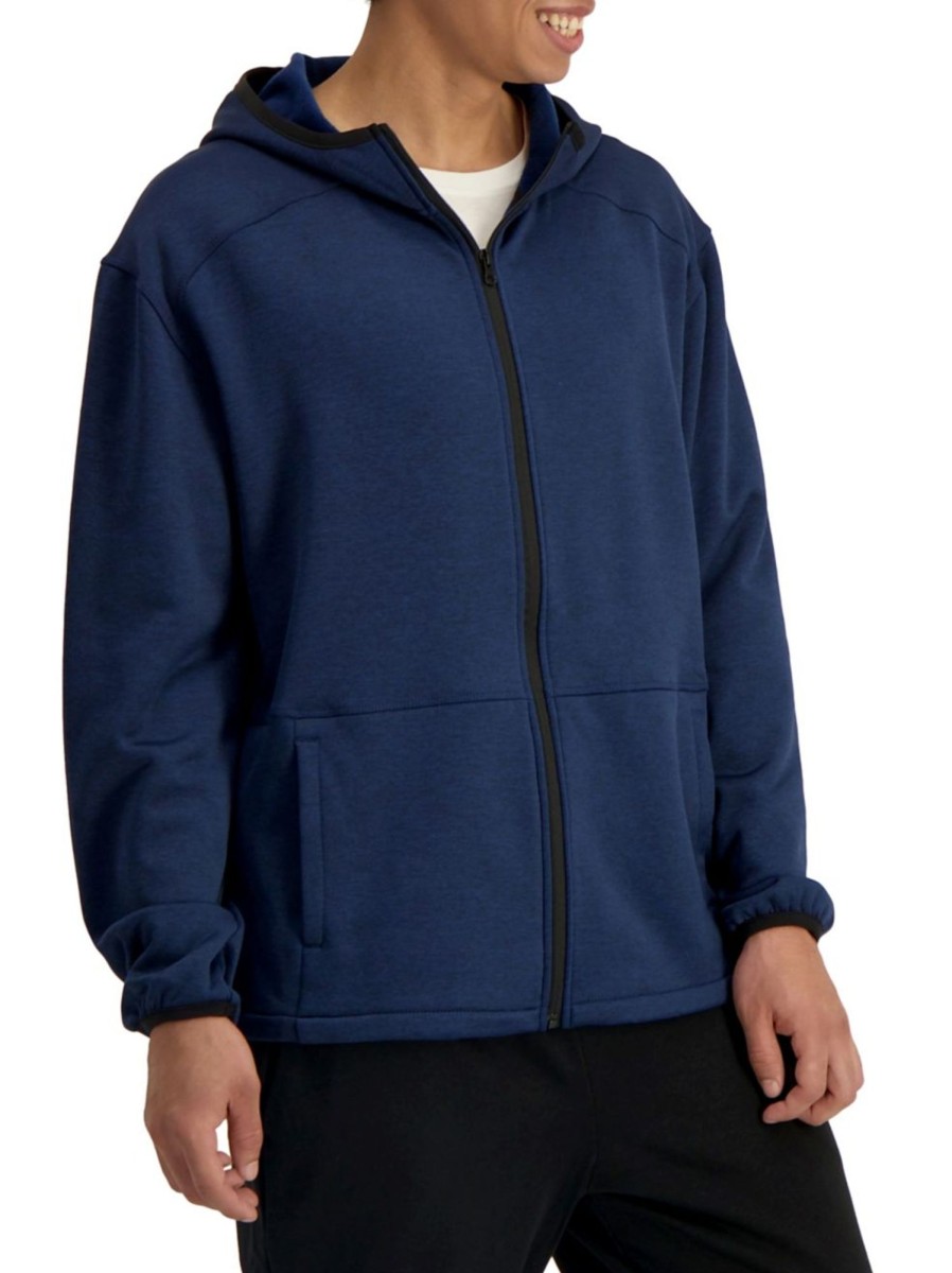 Men & Women Anko Tops | Active Front-Zip Micro-Fleece Hoodie