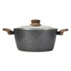 Home Living Anko Cookware | Wood-Look Casserole Dish With Cover