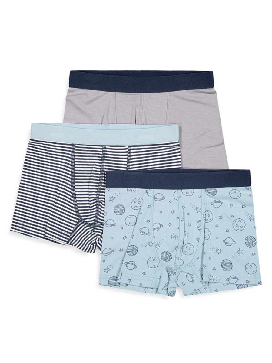 Kids & Baby Anko Underwear & Socks | Boy'S 3-Pack Supersoft Trunks