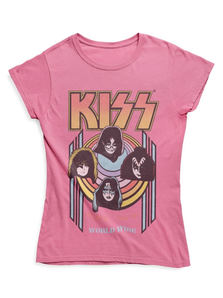 Kids & Baby Kiss | Girl'S Kiss Cap-Sleeve T-Shirt