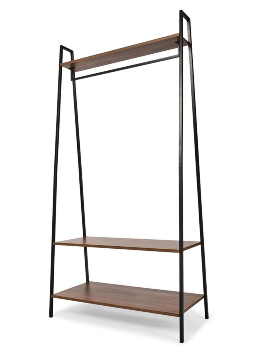 Home Living Anko Closet Storage | Garment Rack With 3 Shelves