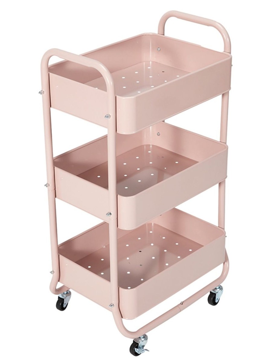 Home Living Anko Bathroom Storage & Accessories | 3-Tier Metal Trolley