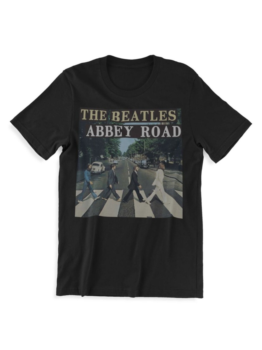 Men & Women Beatles Tops | The Beatles Abbey Road Licensed Graphic T-Shirt