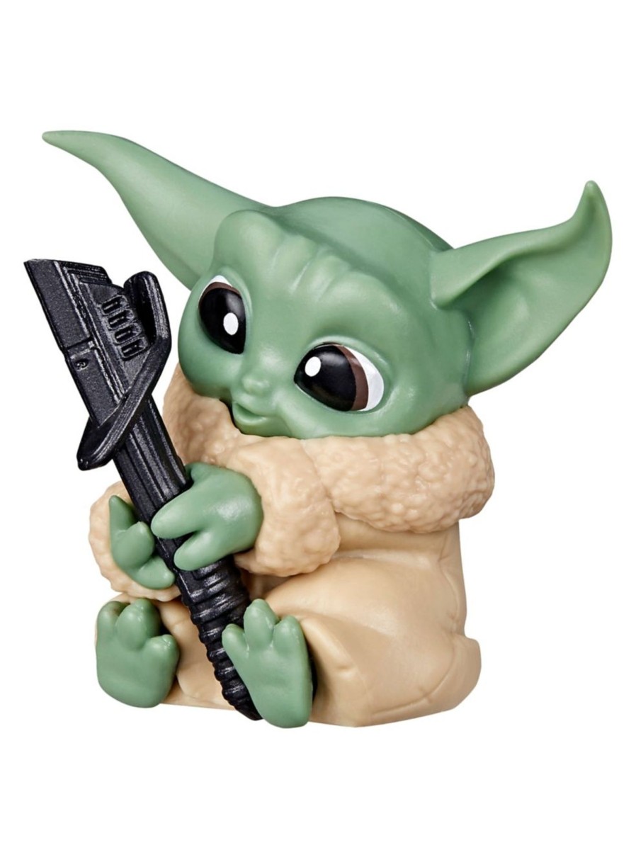 Toys Star Wars Action Figures | The Bounty Grogu Figure - Darksaber Discovery Pose