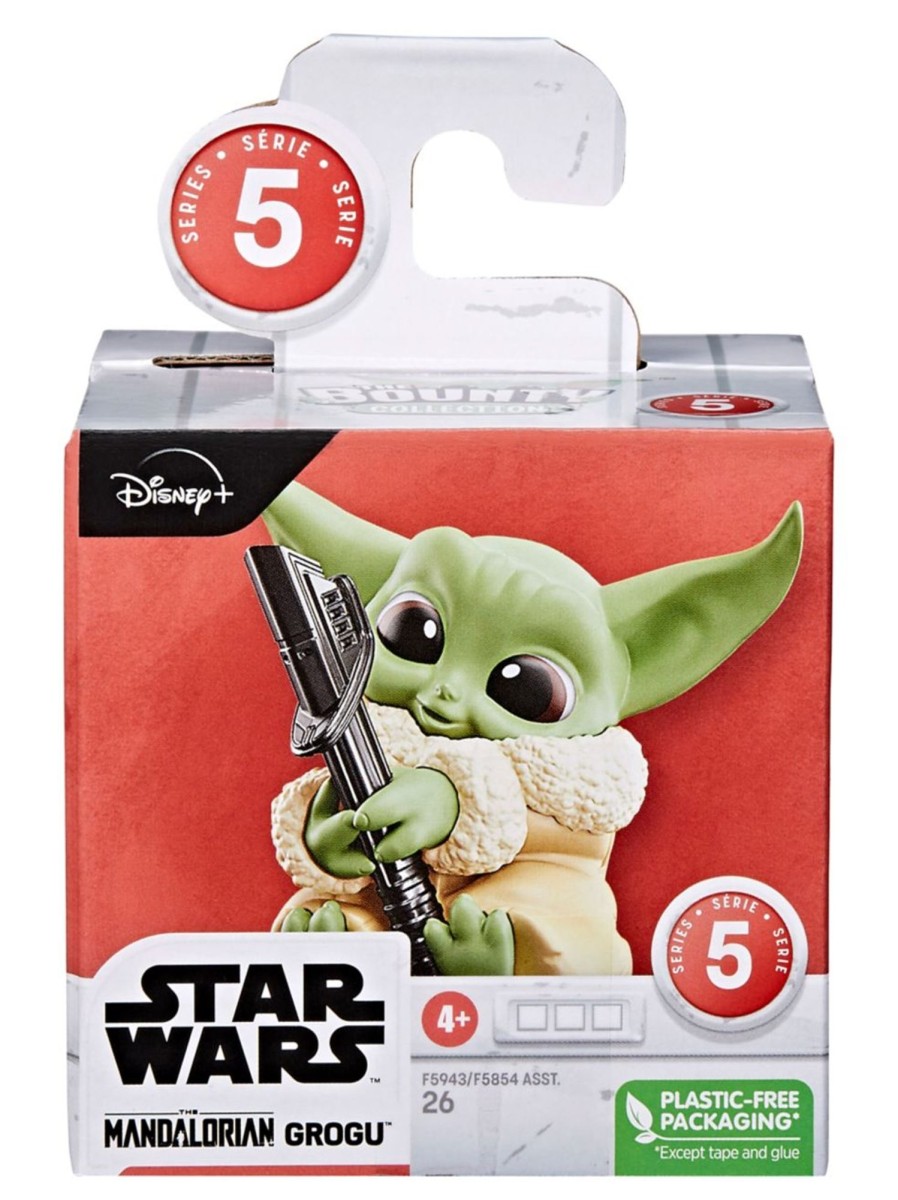 Toys Star Wars Action Figures | The Bounty Grogu Figure - Darksaber Discovery Pose