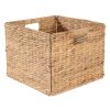 Home Living Anko Closet Storage | Large Hyacinth Foldable Square Basket