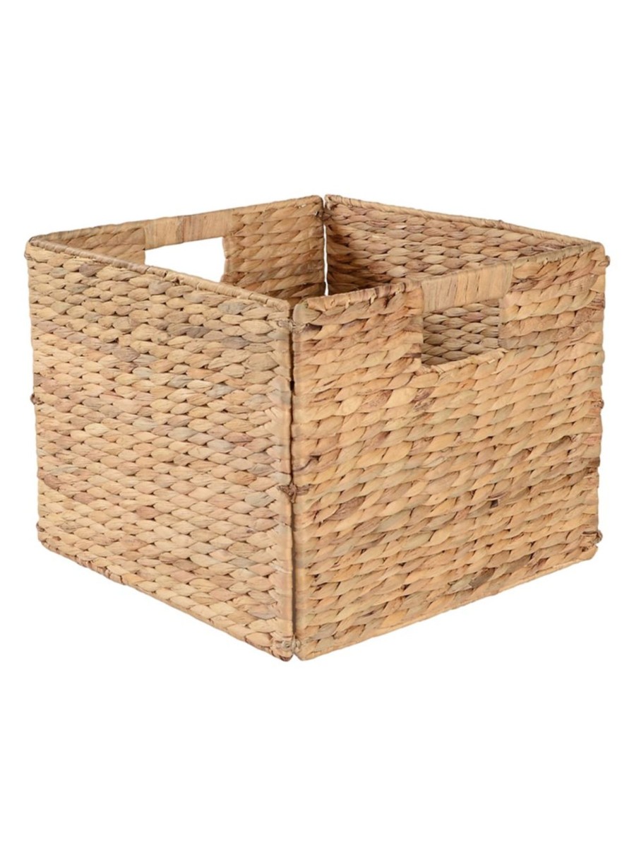 Home Living Anko Closet Storage | Large Hyacinth Foldable Square Basket