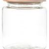 Home Living Anko Utensils & Organization | 3L Glass Jar With Wood Lid