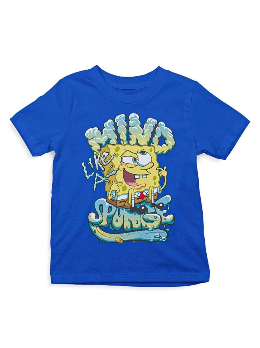 Kids & Baby Spongebob | Boy'S Sponge Bob Crewneck T-Shirt