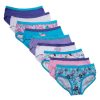 Kids & Baby Hanes Underwear & Socks | Girl'S 9-Piece Hipster Briefs Set